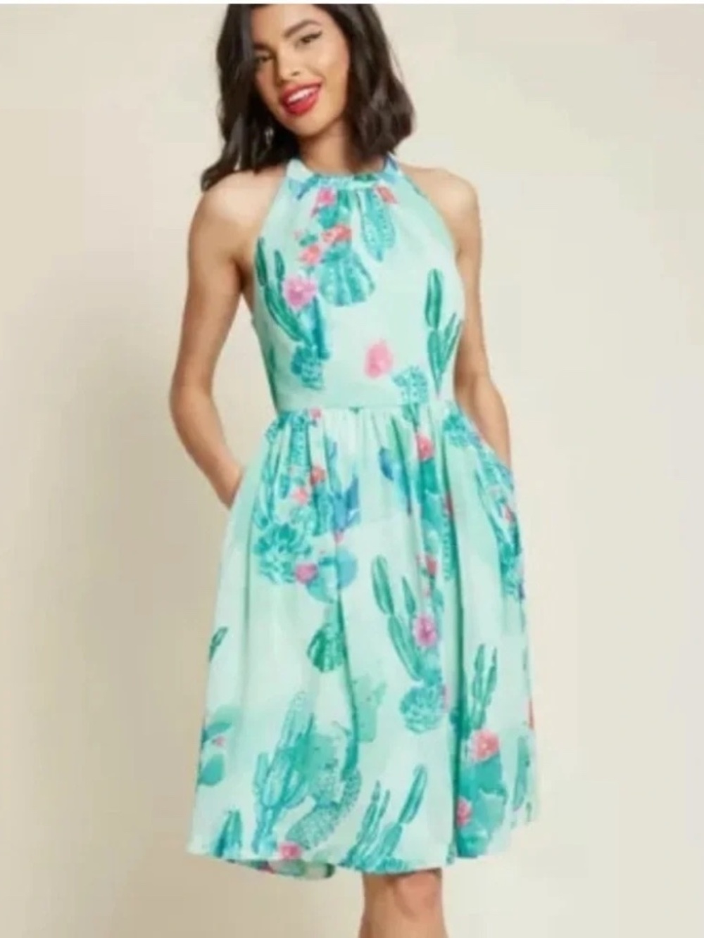 ModCloth what’s the zeal? Cacti chiffon dress size XL